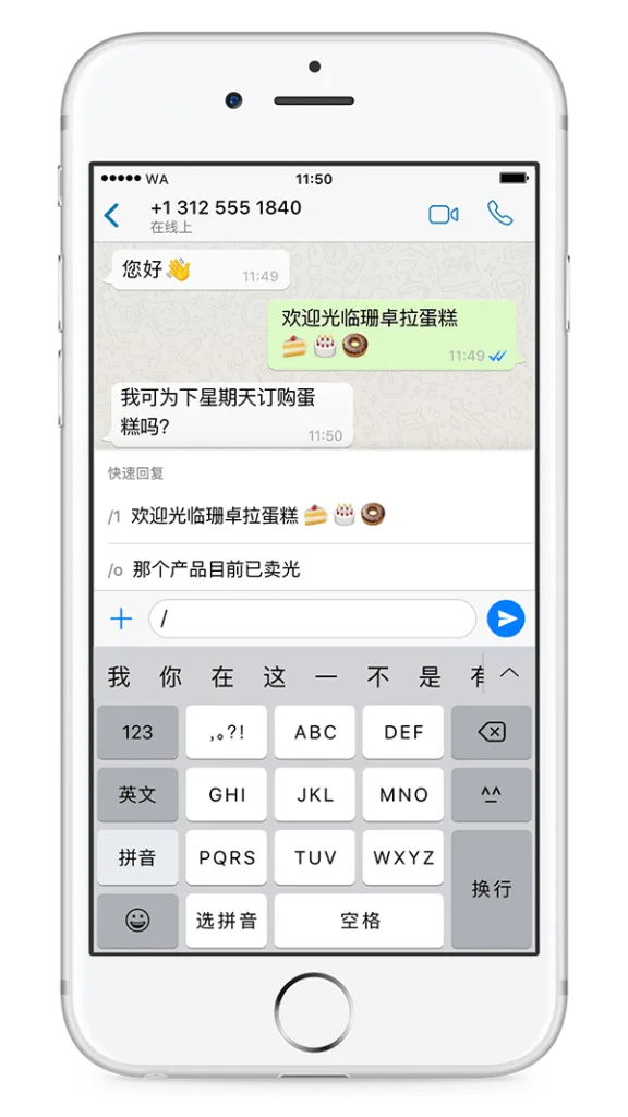 WhatsApp国际消息